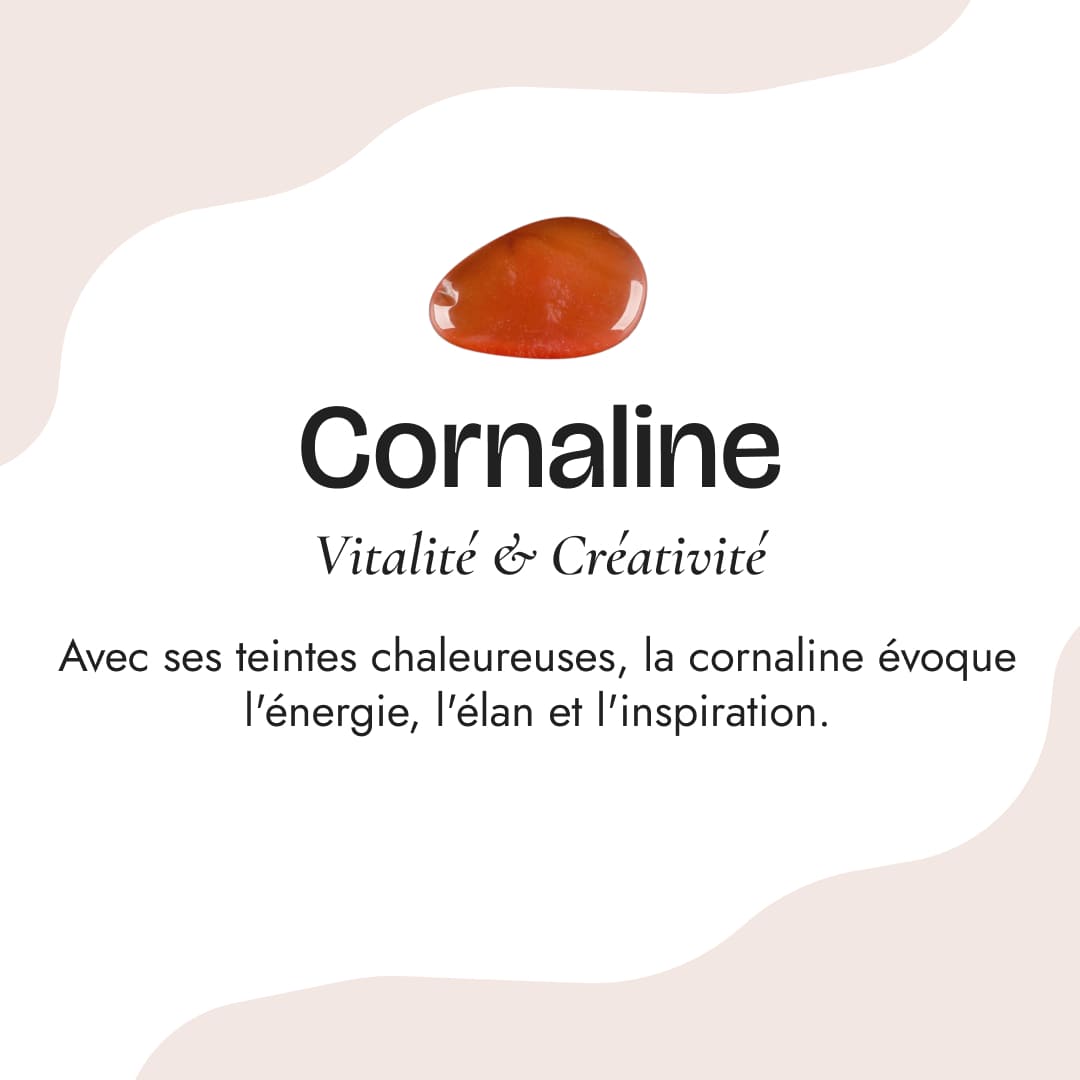 Pierre naturelle du Bracelet en Cornaline