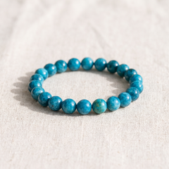 Bracelet "Clarté Intérieure" en Apatite, bracelet en pierres naturelles