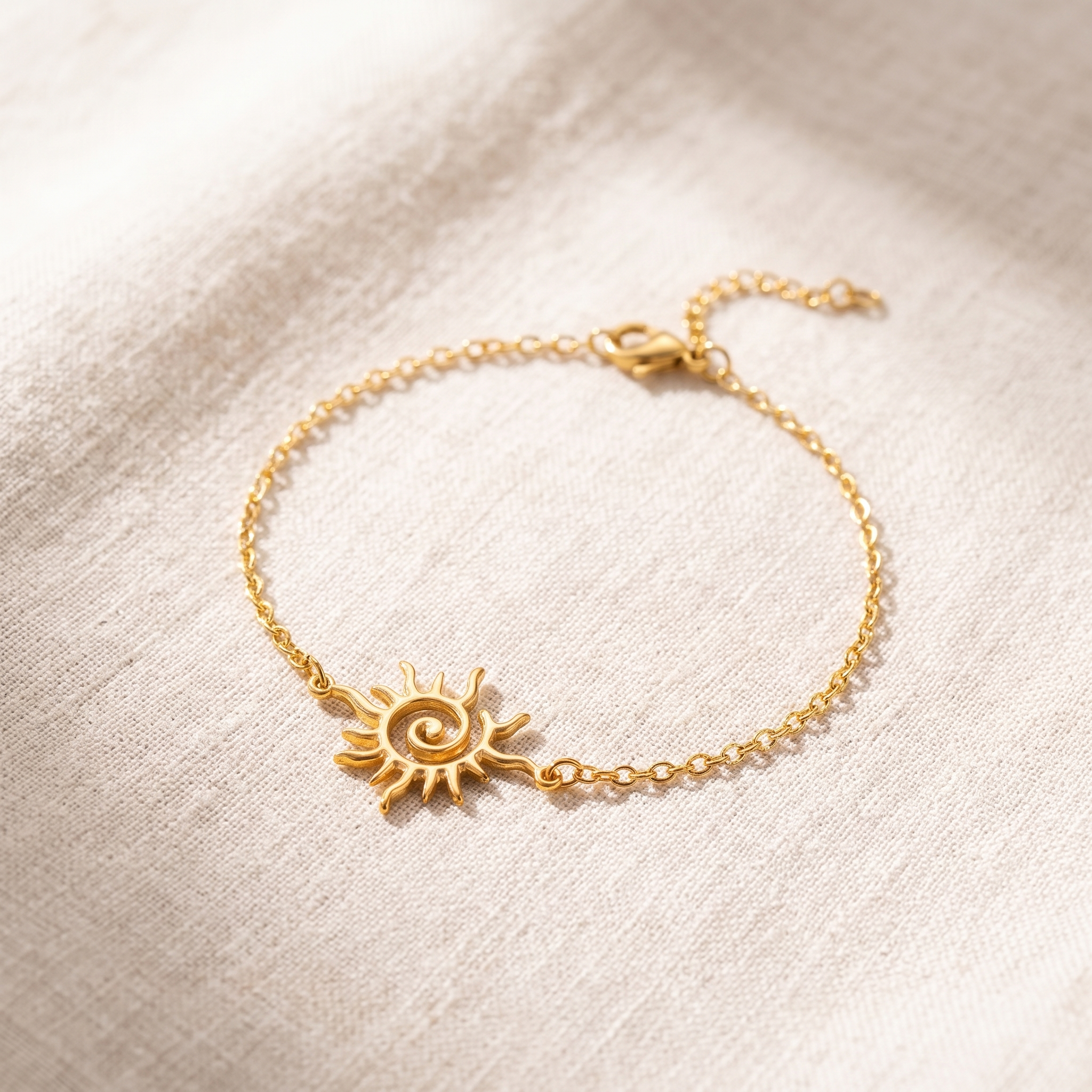 Bracelet "Rayon de Vie" Soleil Symbolique, bracelet en pierres naturelles