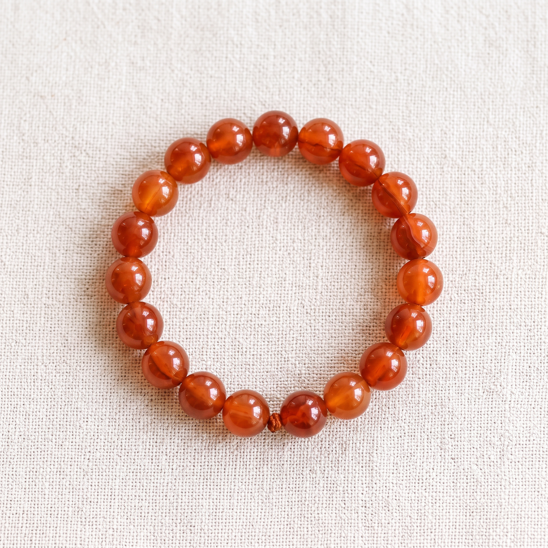Bracelet en Cornaline, bracelet en pierres naturelles